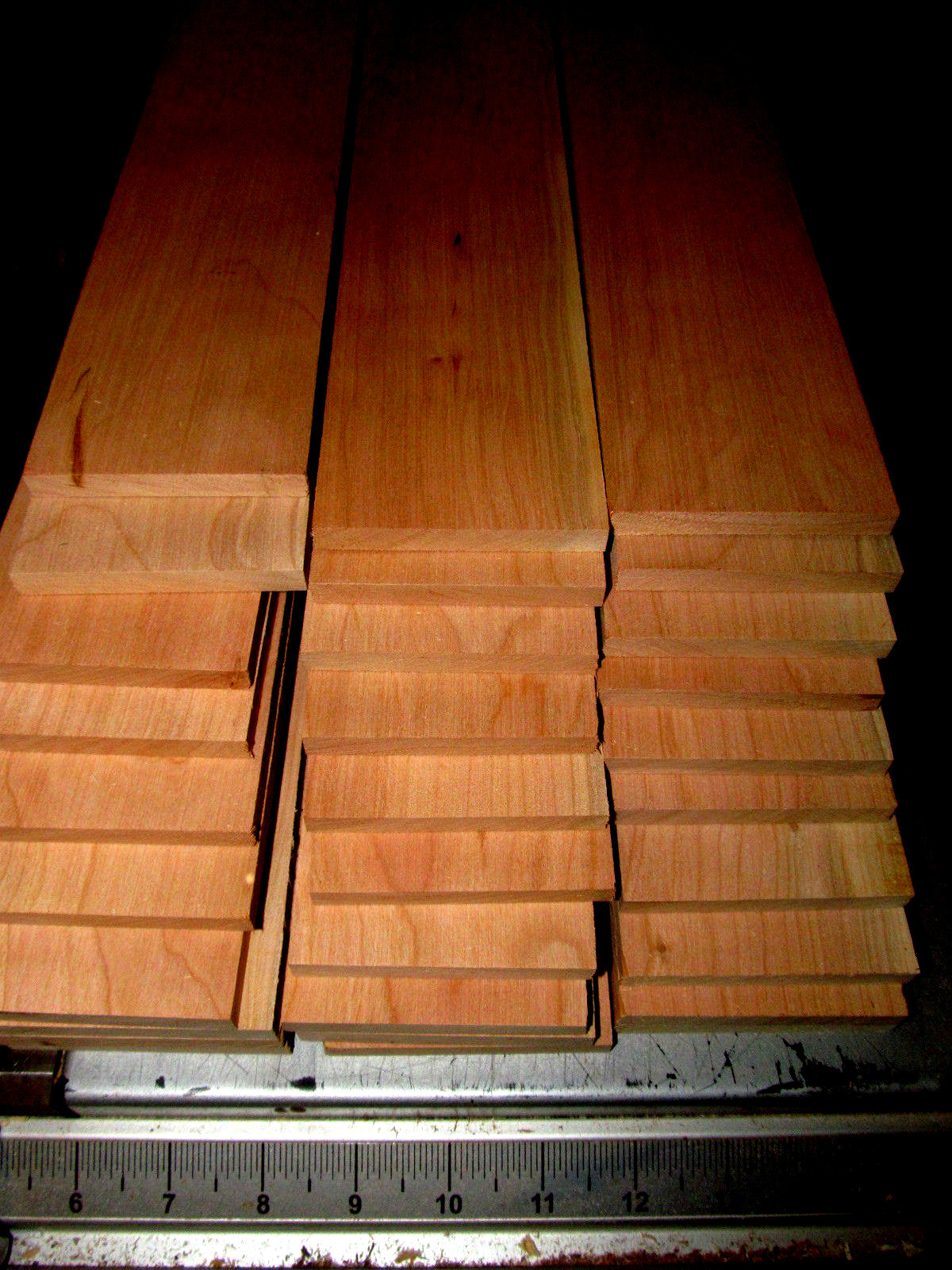 Packages of Kiln Dried Premium Cherry Thin Lumber