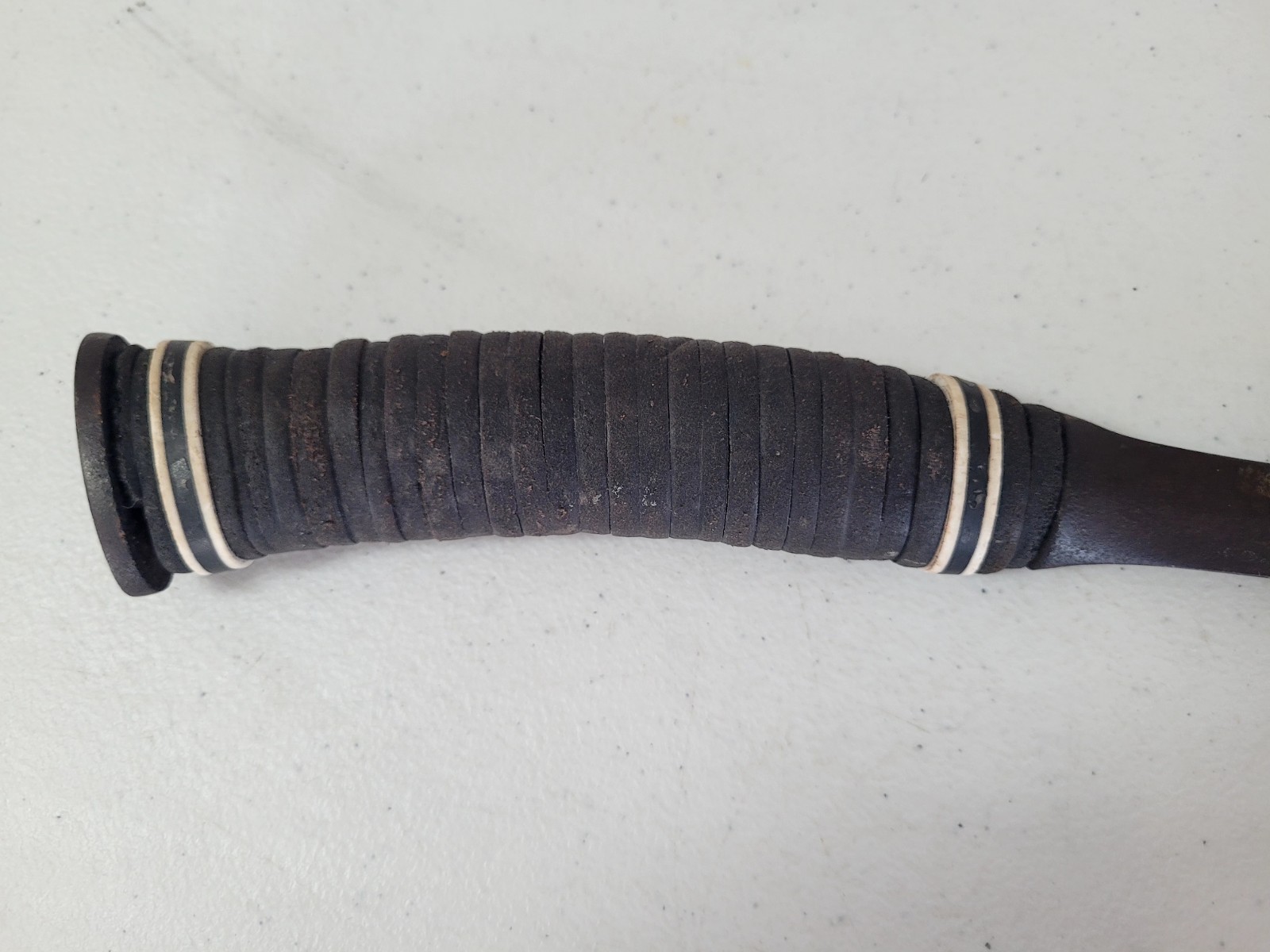 Vintage ESTWING Hatchet USA with Leather Stack Handle 13"