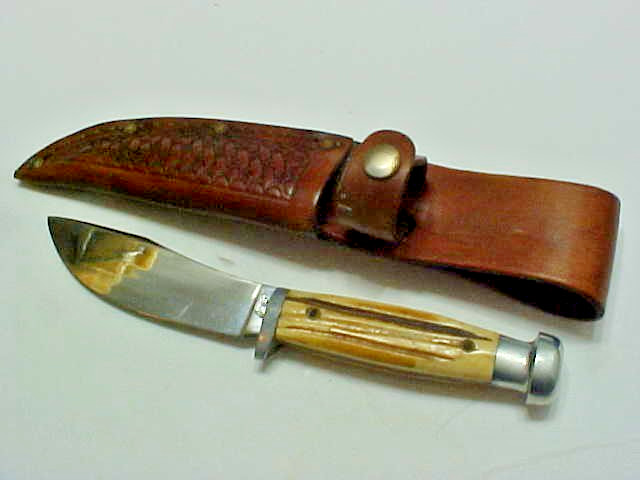 Queen #98 Skinning Knife with Winterbottom Handles Mint
