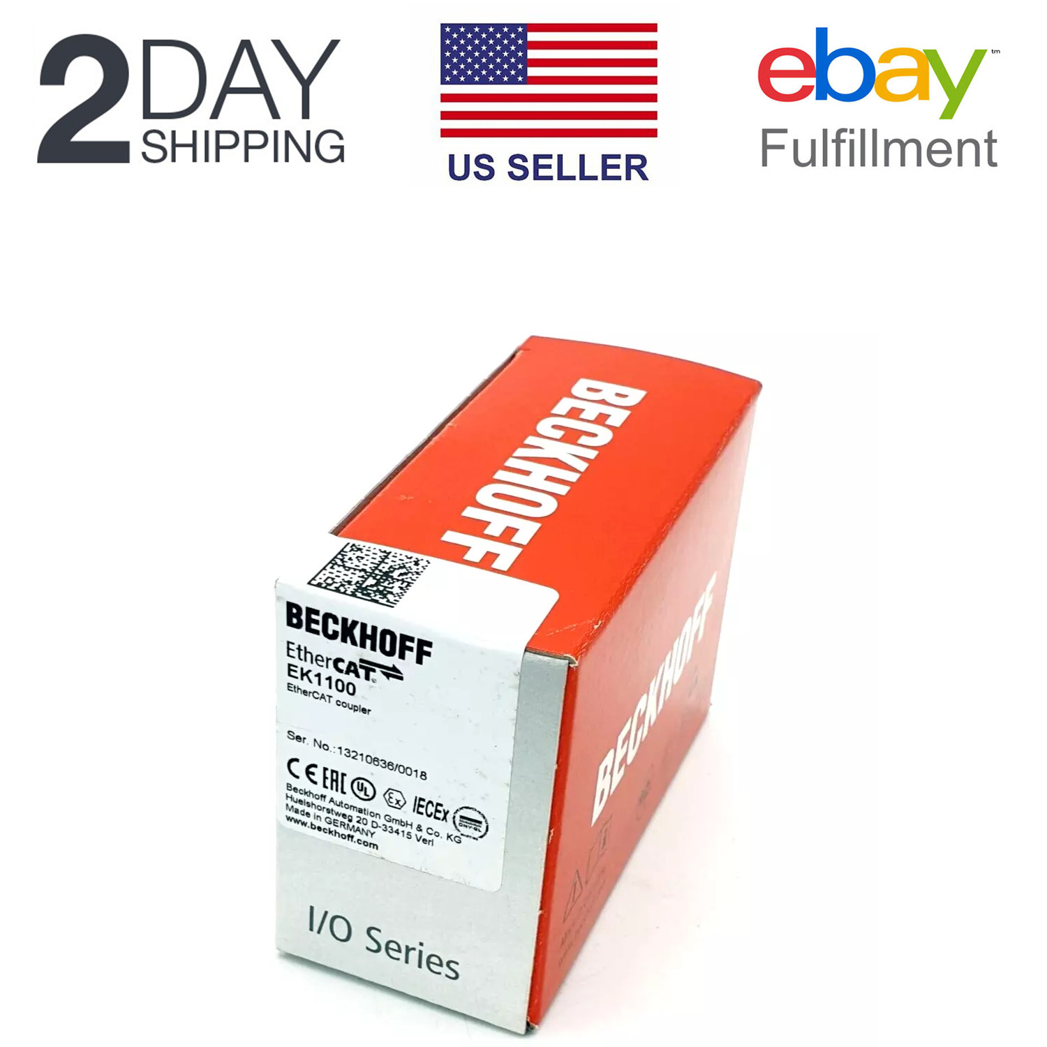 Beckhoff EK1100 EtherCat coupler Protocol terminals Ethernet 100BASE-TX to E-bus