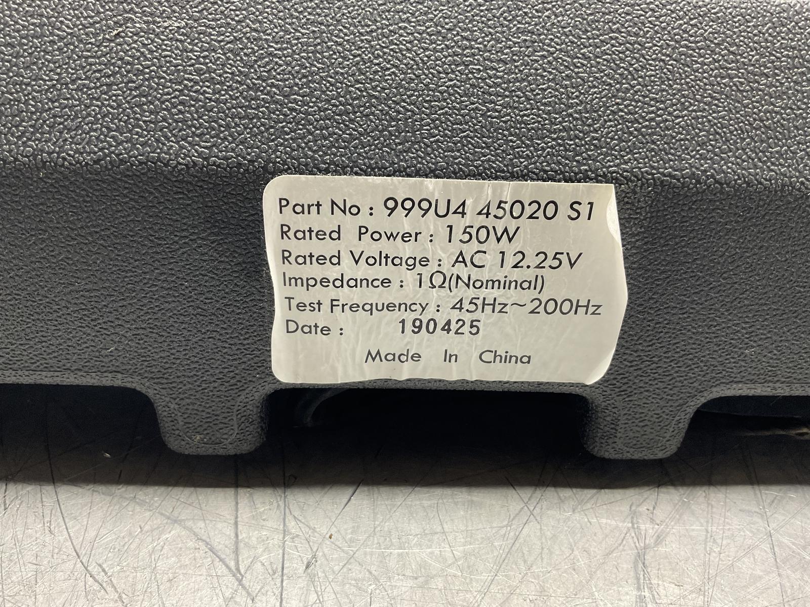 2020 Nissan Kicks SR Rear Rockford 12.25V Subwoofer OEM