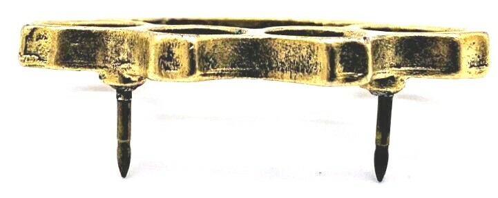 "Brass Knuckles" Collectible Vintage "PIN" Duster Biker Vest Hat Jacket