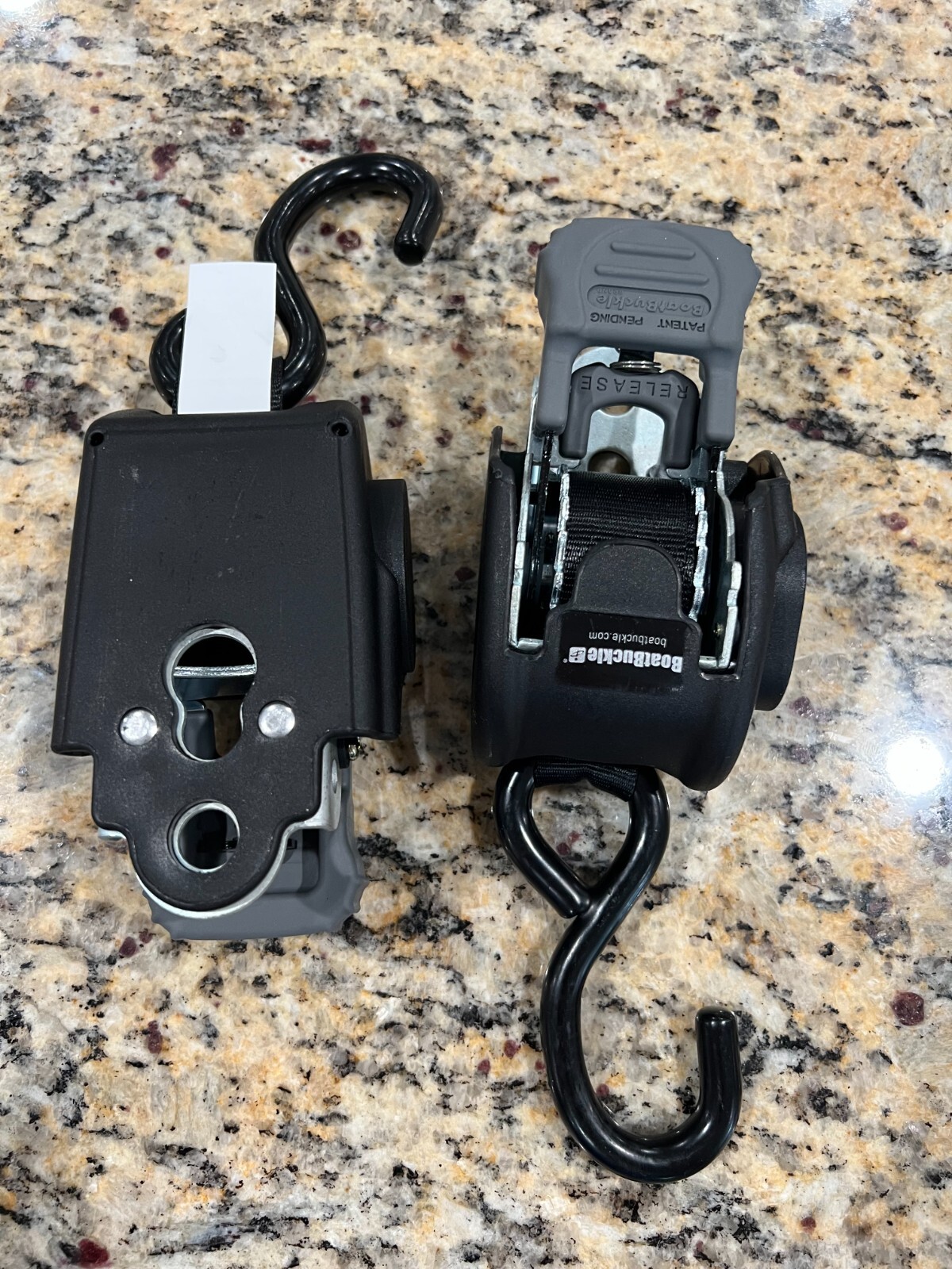 (PAIR) Boatbuckle F106877 Retractable Transom Tie-Down System 1" X 72"