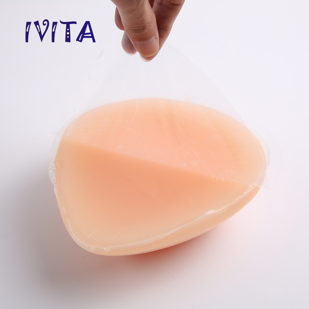 A-FF Cup Triangle Self-adhesive Silicone Breast Forms CD TG Bra Enhancers