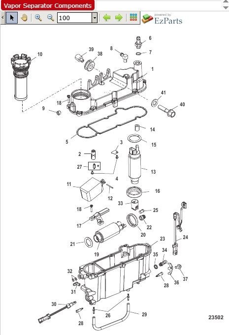 New/ OEM - Mercury Outboard Optimax (VST Fuel Assy) - 880133T12