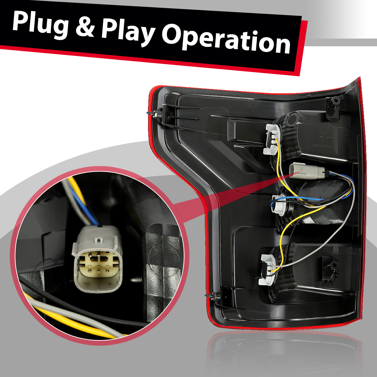 For 2018-2020 Ford F150 F-150 Rear Tail Lamp Light RH Side Replace JL3Z-13404-H