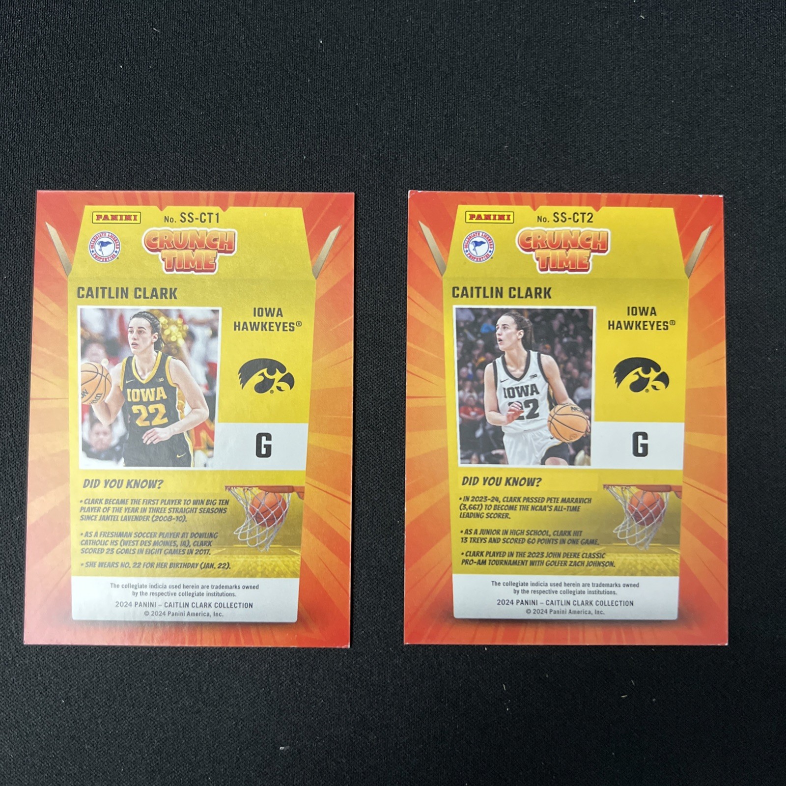 2024 Panini Caitlin Clark Collection Complete Set & Record Breaker (51 Cards)