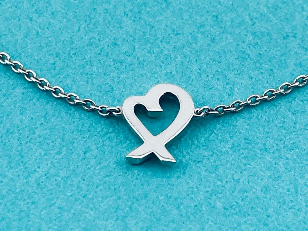f103 Excellent condition Tiffany & Co. Loving Heart Bracelet Bangle 925