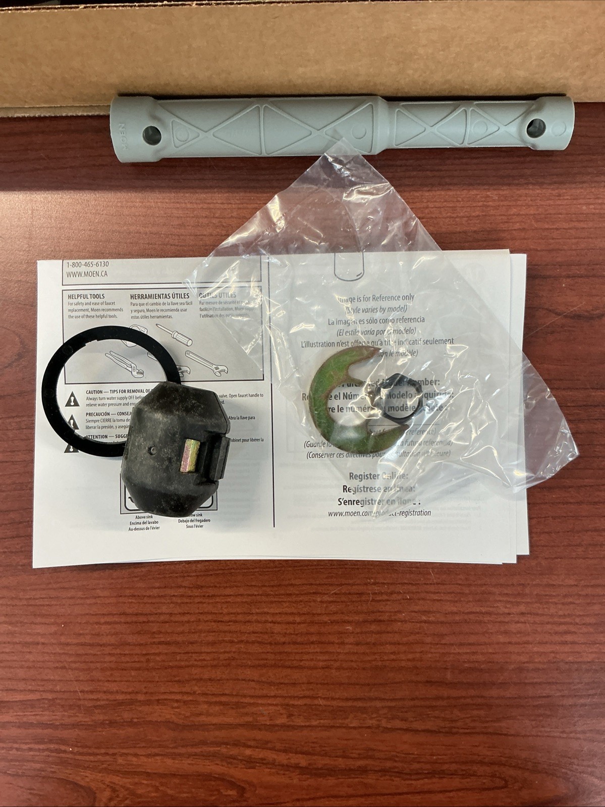 NEW Moen 7664SRS Sleek 1-Handle Pulldown Bar Faucet Spot Resist Stainless B93