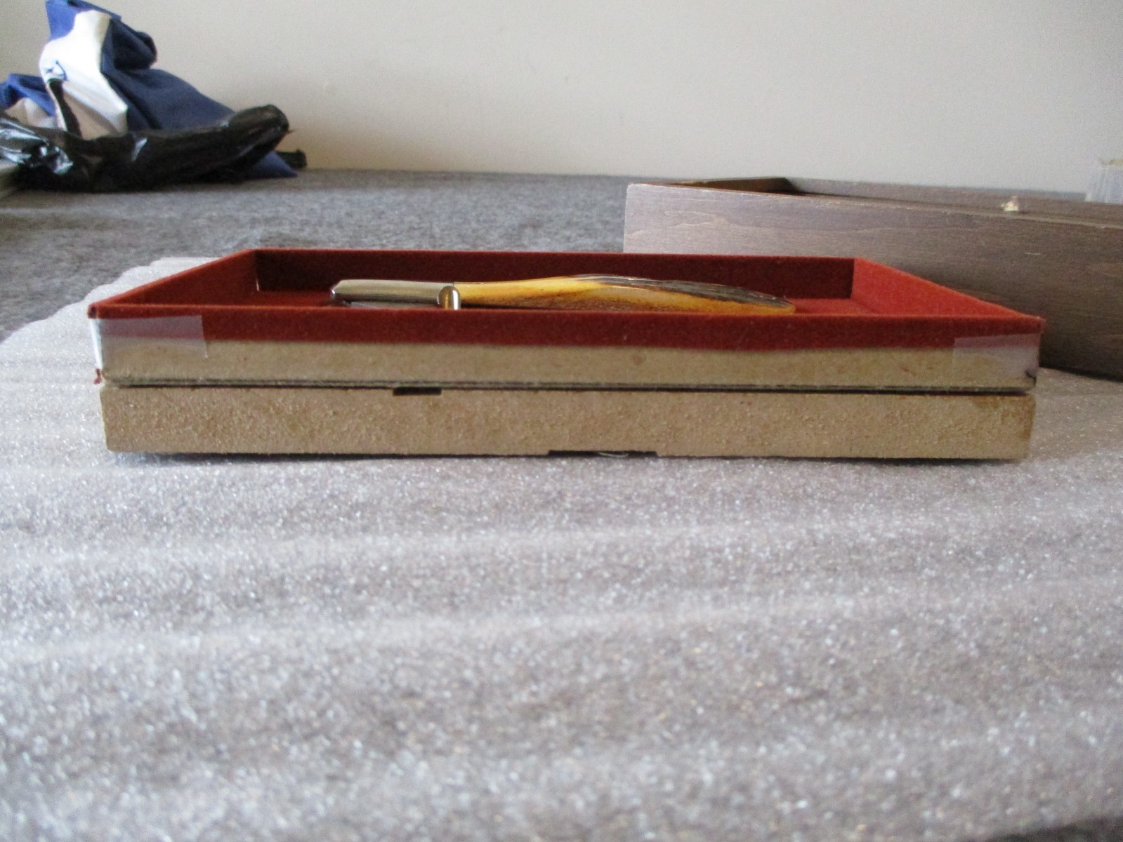 VINTAGE CASE XX 5143 SSP LTD PRODUCTION FOUNDERS STAG KNIFE in DISPLAY CASE