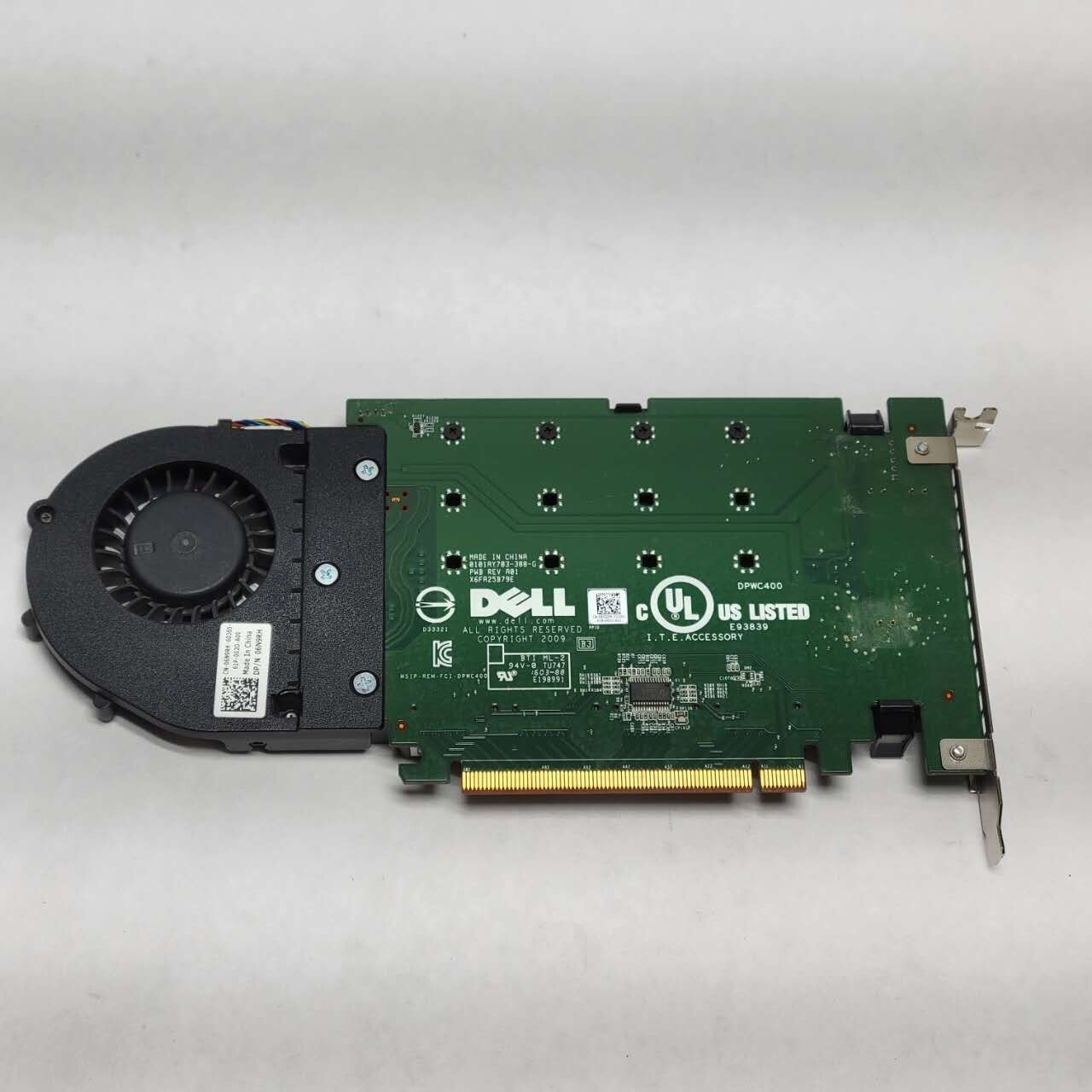 Dell DPWC400 QUAD M.2 PCIe Solid State Drive Storage Adapter Card 6N9RH PHR9G