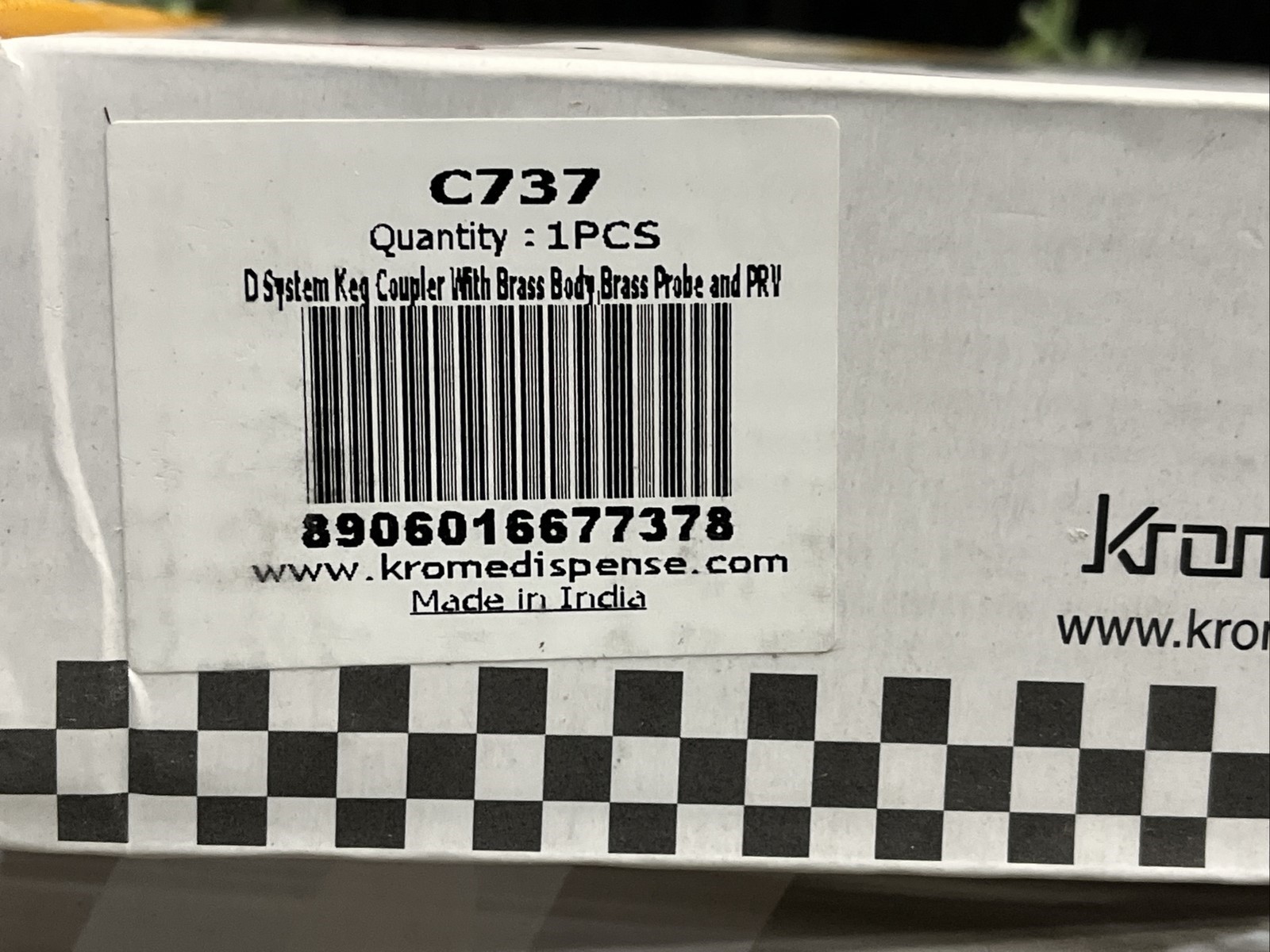45 QTY! MASSIVE LOT- Krome Dispense C737 Keg Coupler D System Brass Pull Handle
