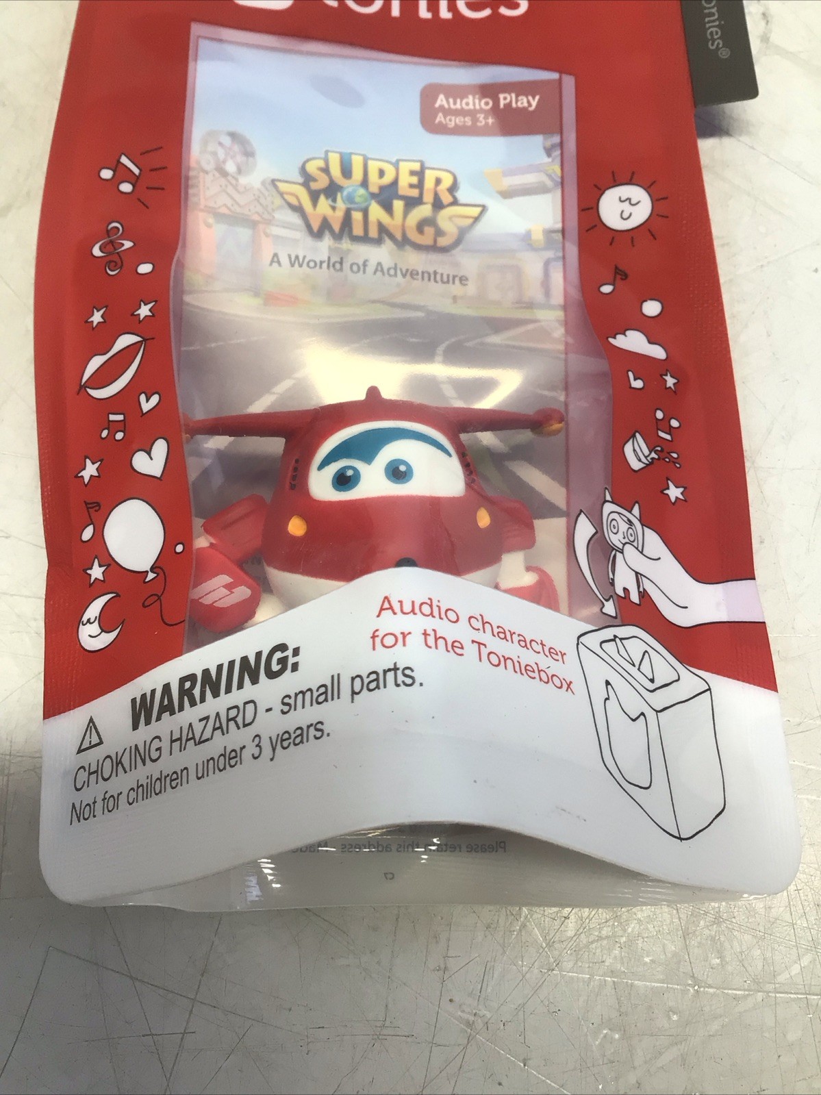 Tonies New Audio Play Character Super Wings Red