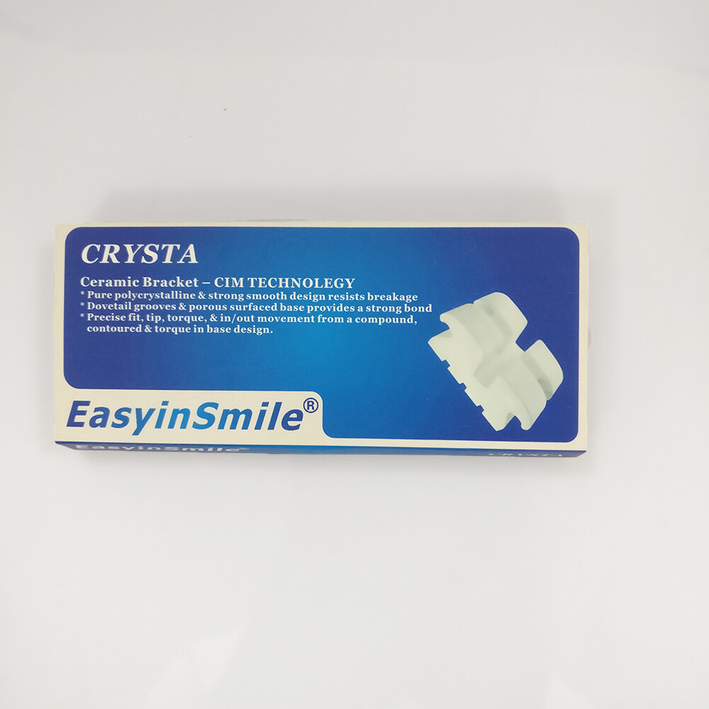 5PK Dental Ceramic Brackets Orthodontic Mini Clear Braces MBT/ROTH 022 345 Hooks