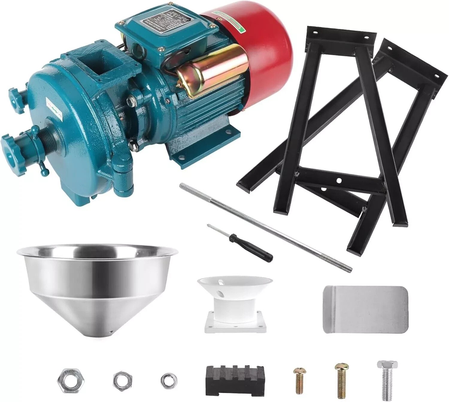 Electric Grain Mill Grinder 3000W 110V Commercial Dry Feed Corn Cereals Wheat