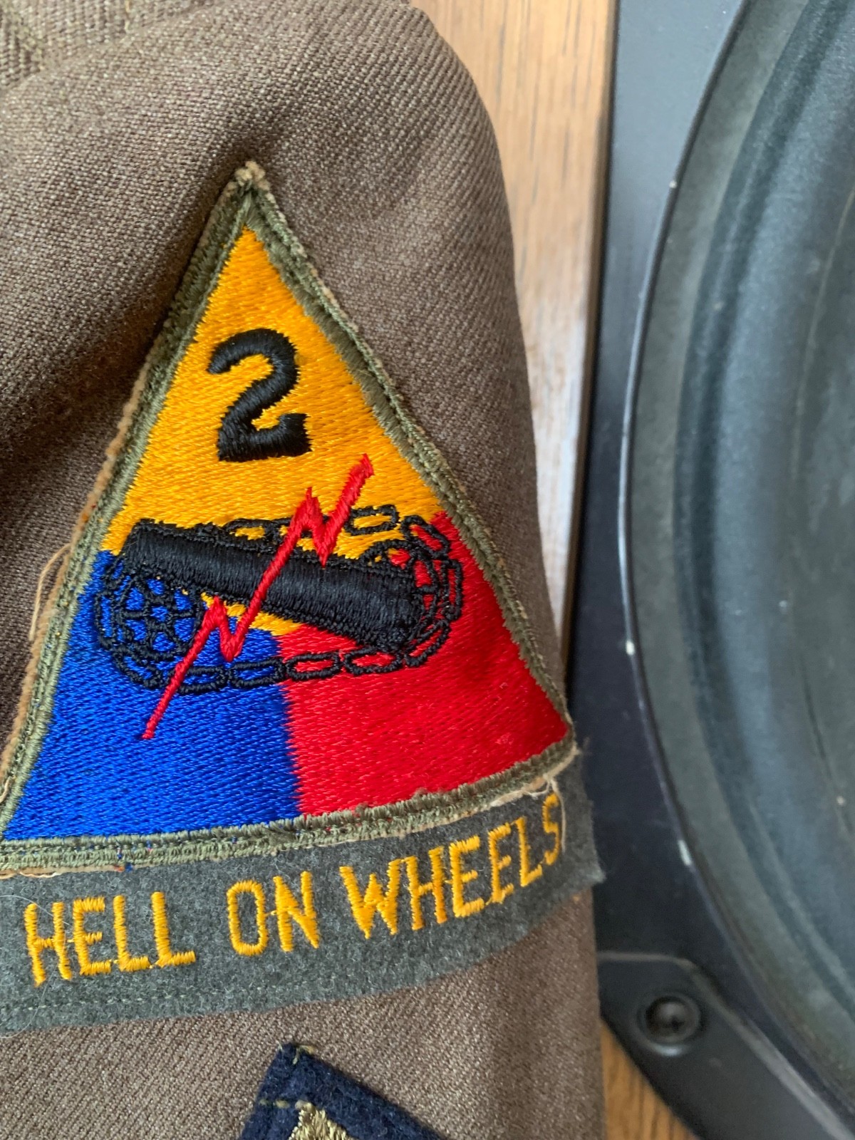 WW2 US ARMY IKE JACKET 2ND ARMORED DIVISION HELL ON WHEELS