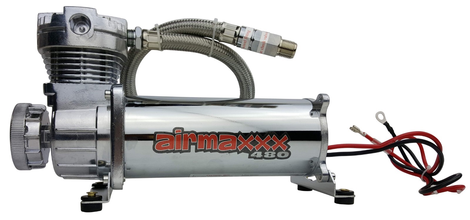 airmaxxx 480 Chrome Air Compressors 200 psi Switch Air Ride Suspension Or Horn