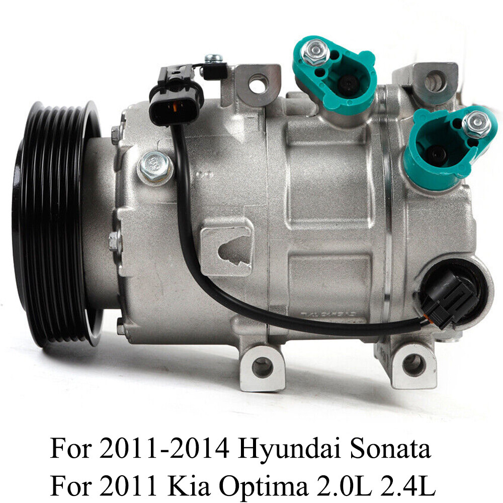 A/C Compressor w/ Clutch For 2011-2014 Hyundai Sonata/ 2011 Kia Optima 2.0L 2.4L