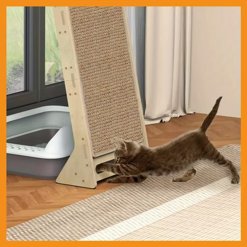 Cat observation tower, 59 inch indoor cat climbing frame, cat tree with sisal