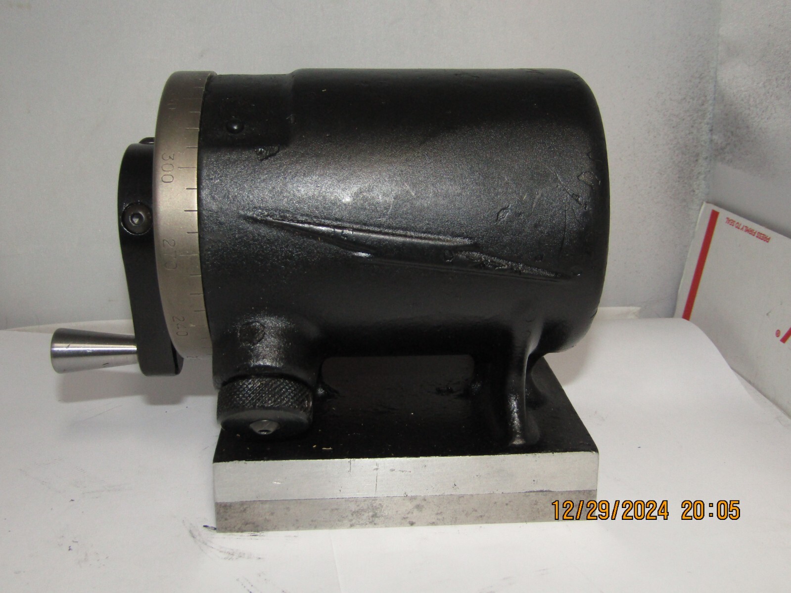 SIMCO Micro-Grind 5C Collet Index Fixture For Grinding, Wooden Box, Toolmaker