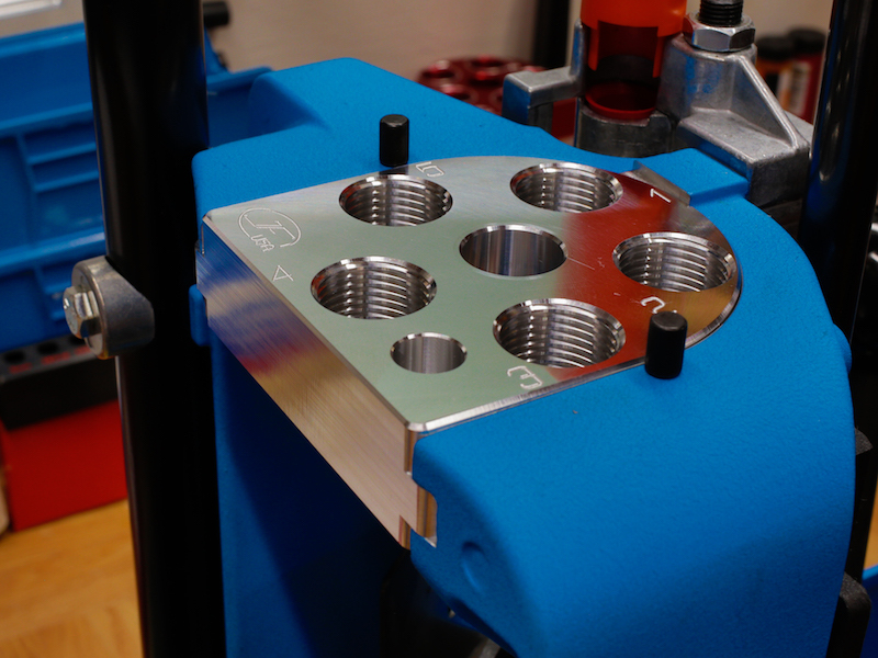 (2) Dillon Precision XL 650 750 . Style tool head Aluminum CNC Made Toolhead