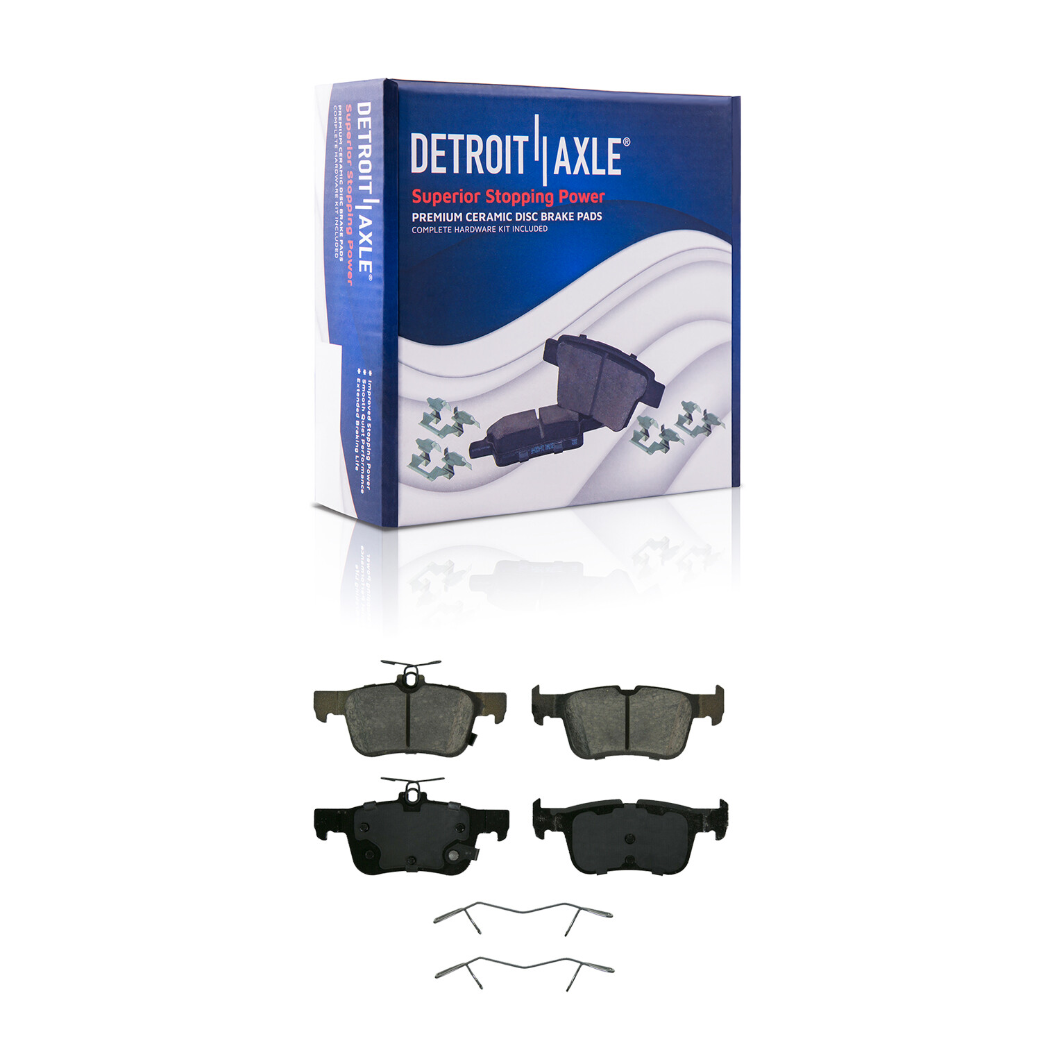 300mm Front & 302mm Rear Disc Rotors Brake Pads Kit for Ford Fusion Lincoln MKZ