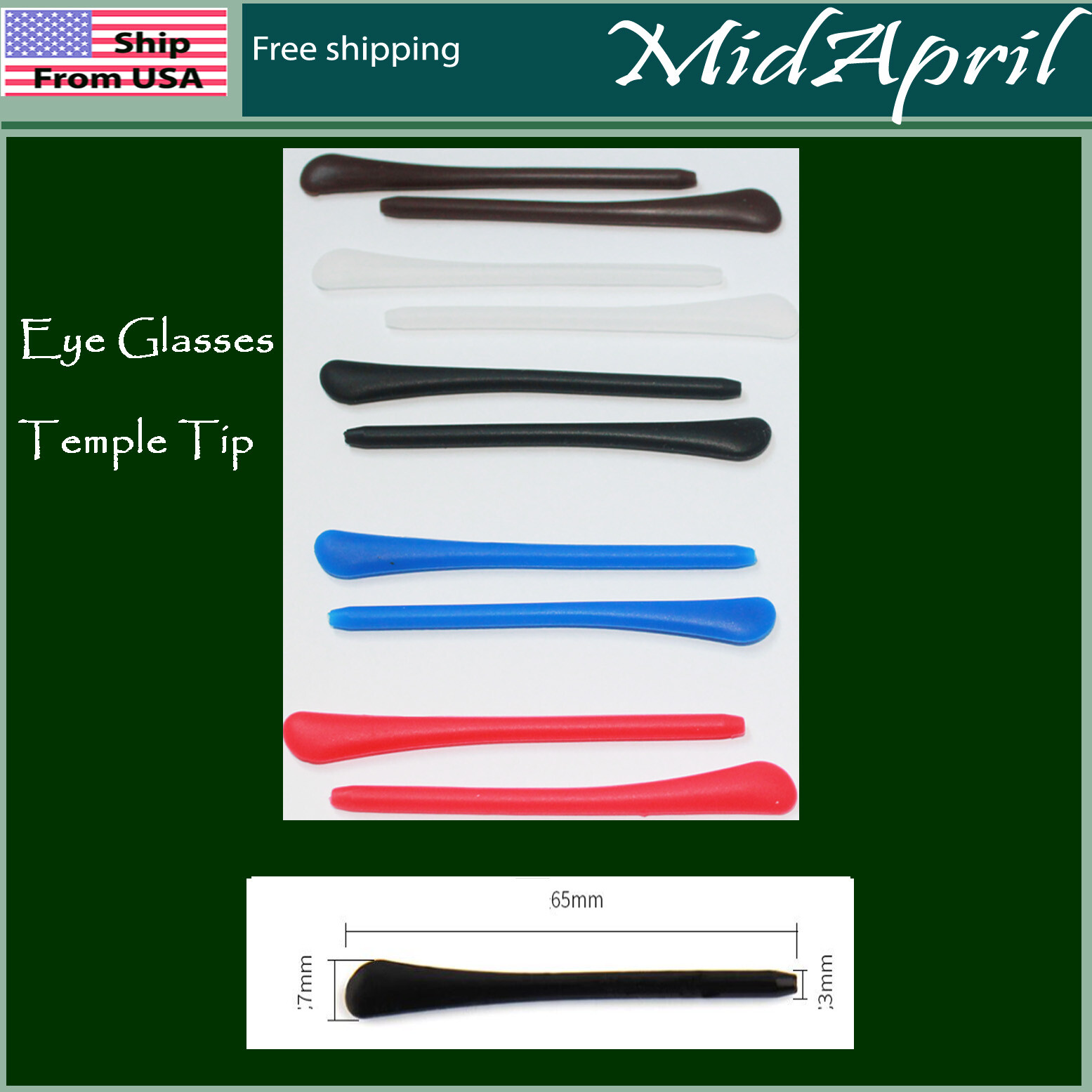 temple end tips repairs For Eyeglasses Sunglasses spectacles Glasses