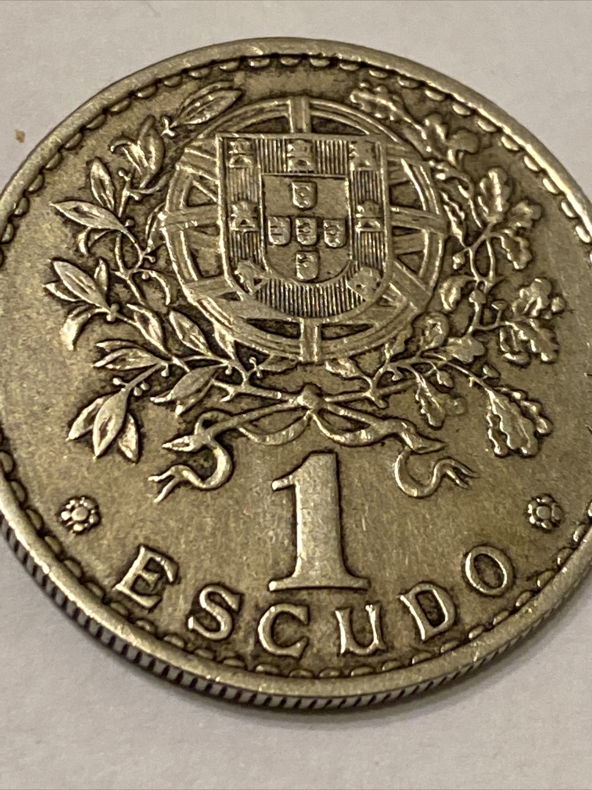 Rare Republica Portuguesa 1935 1 ESCUDO G3D
