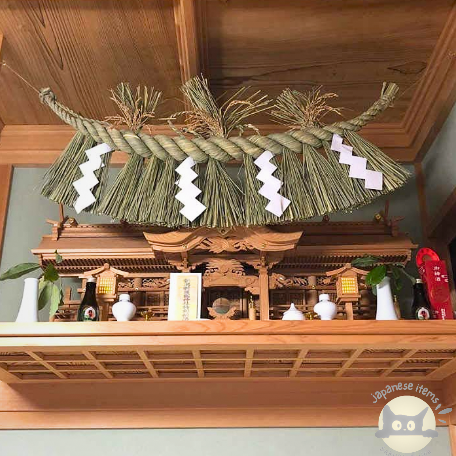 Shimenawa Kamidana Sacred Rope 45cm Daikoku Japan New