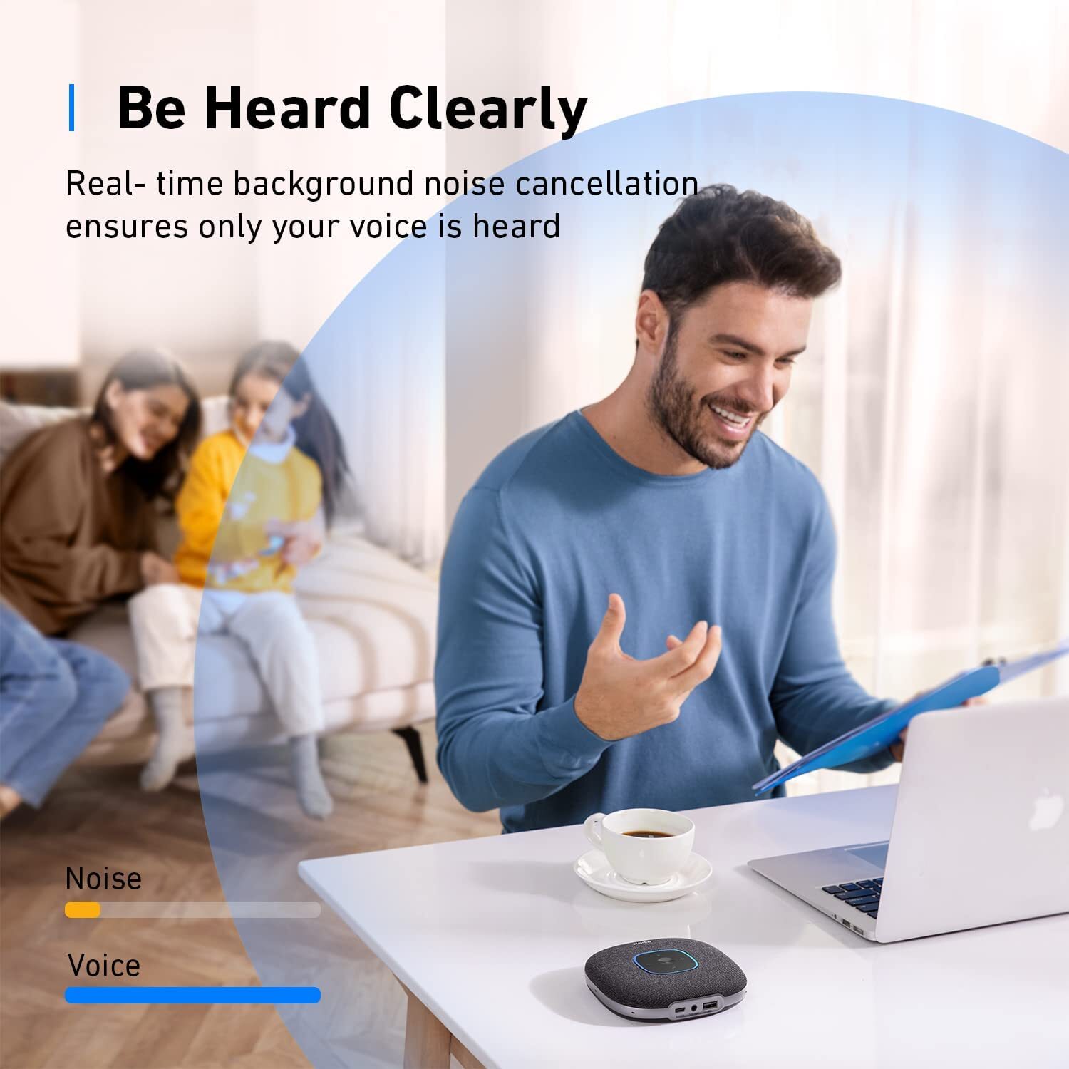 Anker PowerConf S3 Bluetooth Speakerphone Conference Speaker for Meeting |Refurb