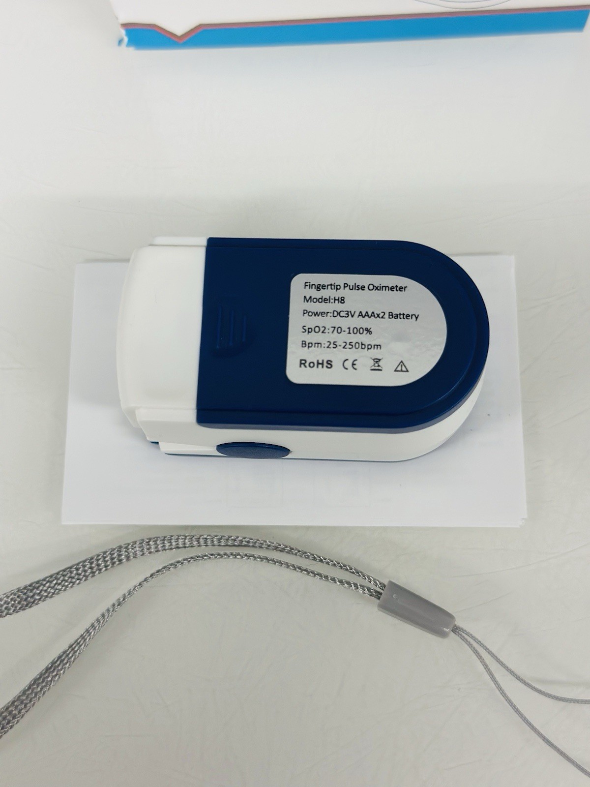 Oximeter Pulse Finger SpO2 Blood Oxygen Saturation Heart Rate Monitor