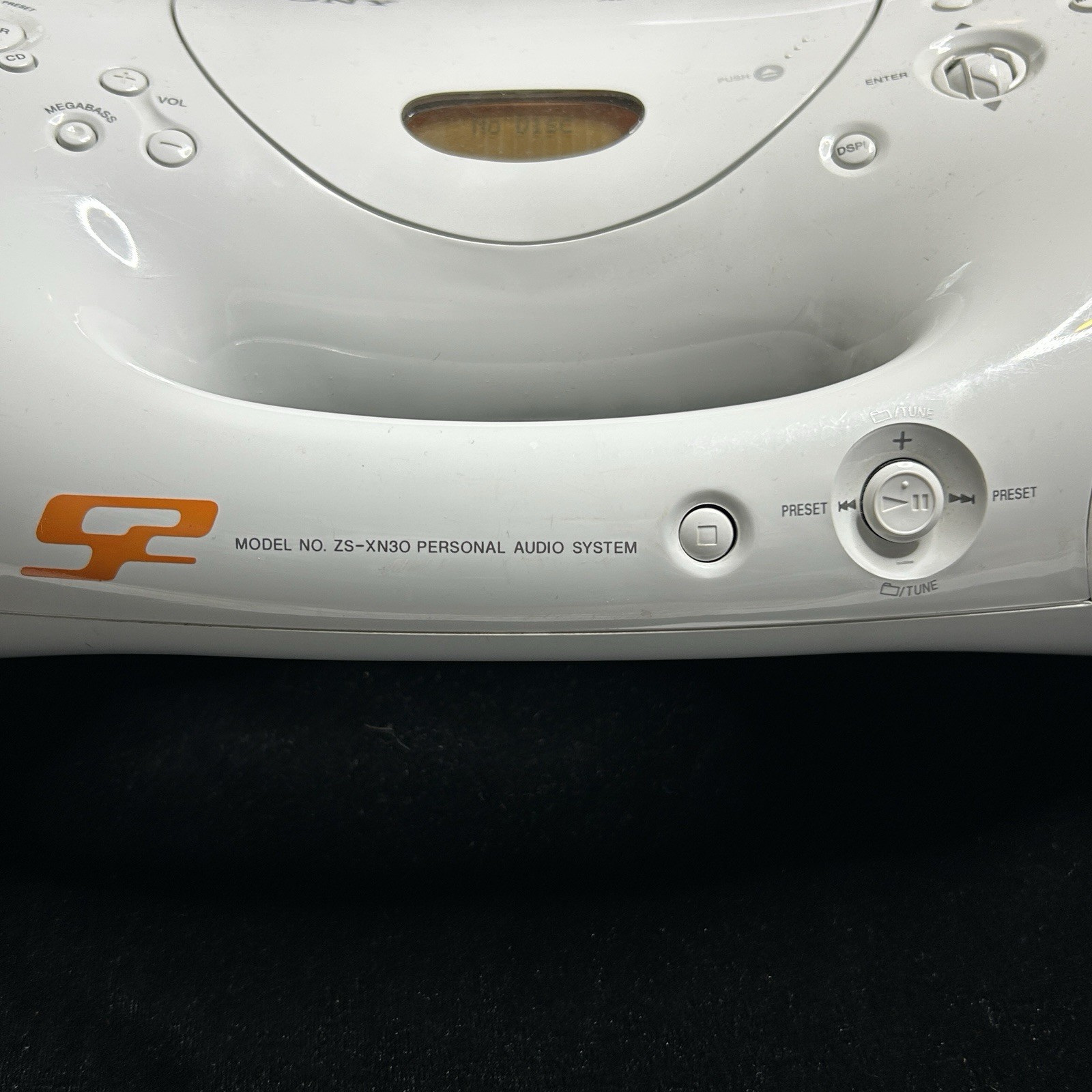 Sony BOOM BOX ZS-XN30 Personal Audio System CD Player Radio Tested READ Descript