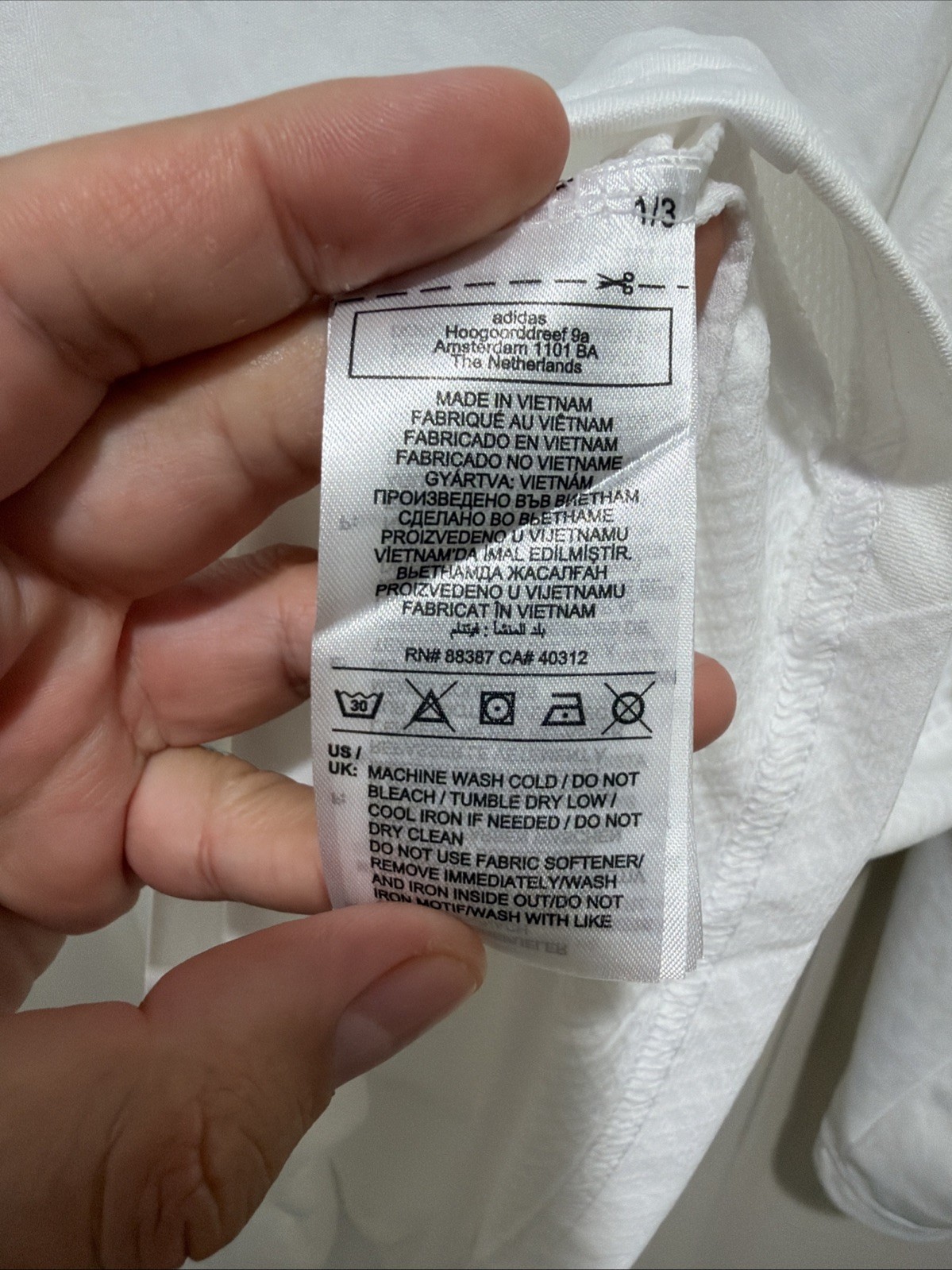 Mbappe #9 Mens 2XL Adidas Real Madrid UCL Home Fan Jersey