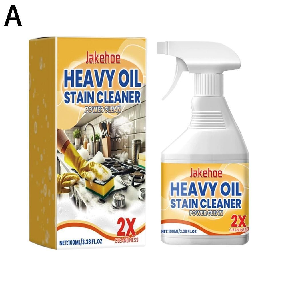 1/2X Clean Kitchen Oil Stains Spray, Kitchen Heavy 100ml Agent Cleaning Oil .