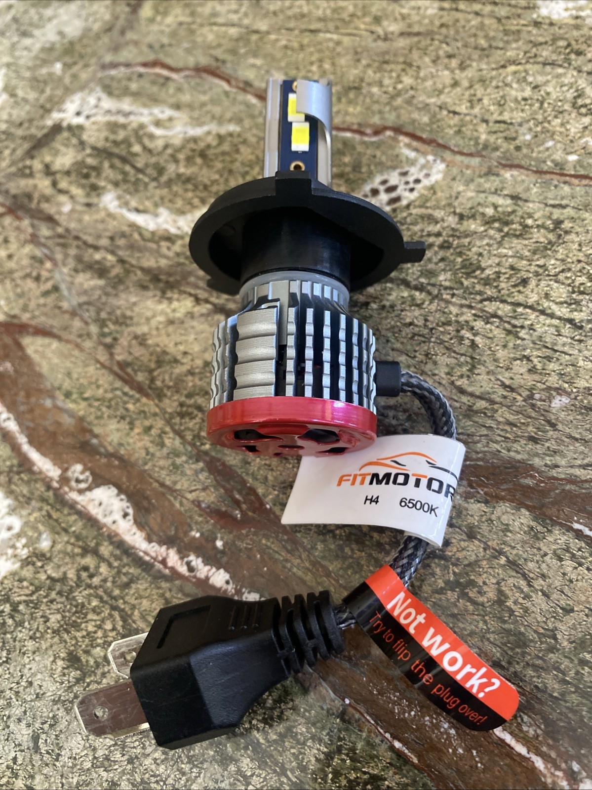 FIT MOTORS H4 LED Bulb Bright, 6500K Cool White LED Light