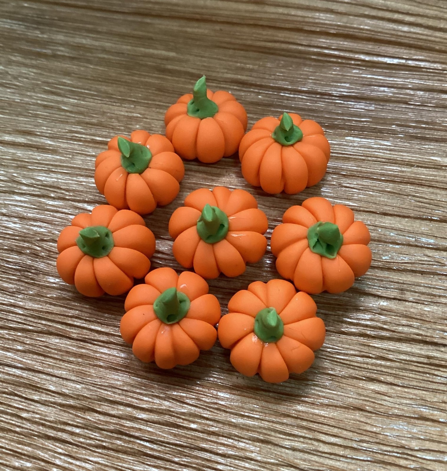 AIICraft 20 Mini Pumpkins Vegetable Fruit Garden (2" x 1" x 1"), Orange