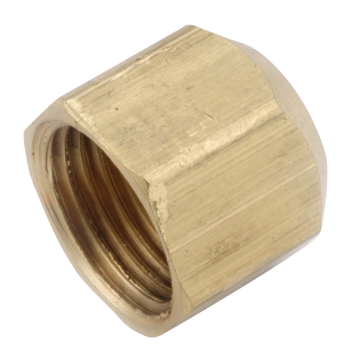 Anderson Metals 3/8 In. Brass Flare Cap 54840-06 Pack of 5 Anderson Metals