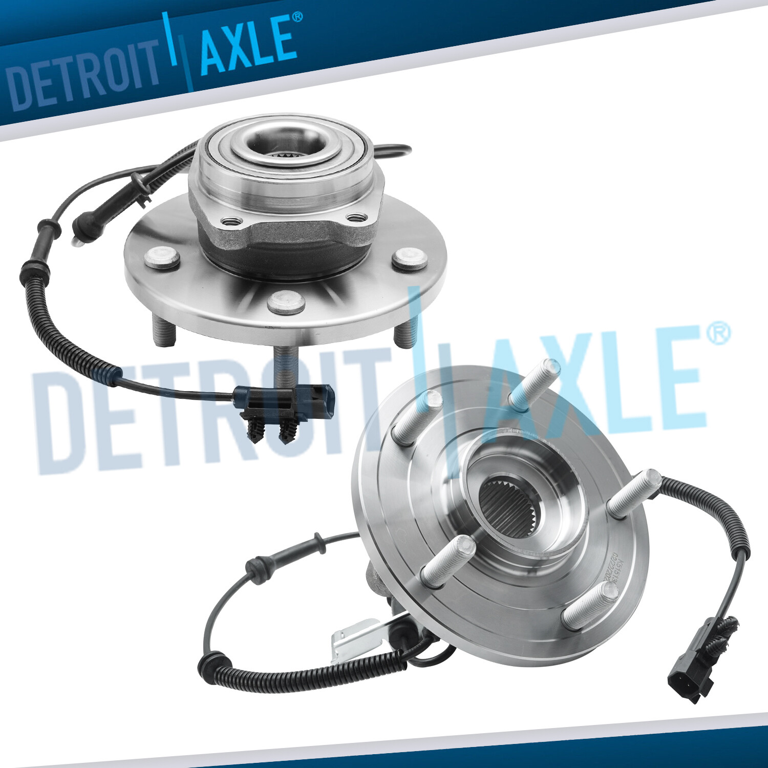 Pair Front Wheel Bearing and Hubs for Dodge Grand Caravan Town & Country Routan