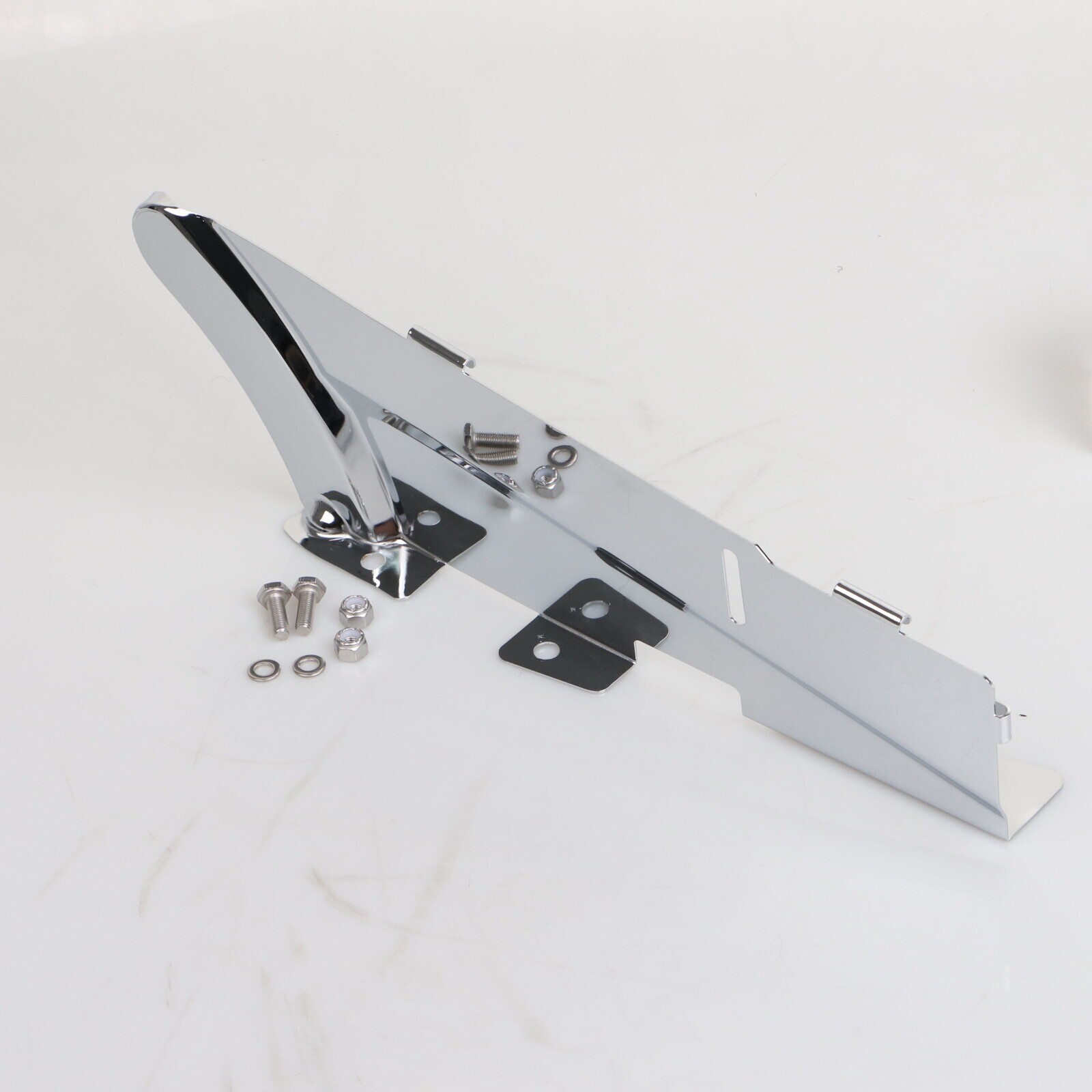 Chrome Lower Belt Guard Cover Fit For Harley Dyna Wide Super Glide EFI FXDI FXDC