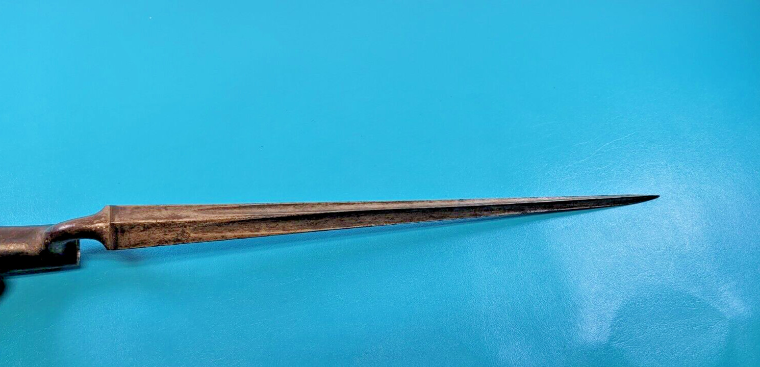 English Pattern 1839 Socket Bayonet Stephen Hill Maker N16 Brown Bess TR989