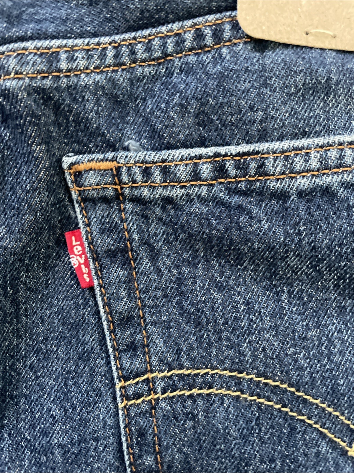 Levi's Women's Iconic Maxi Slit Skirt Dark Blue Tag Sz. 33 Measures 36in Waist