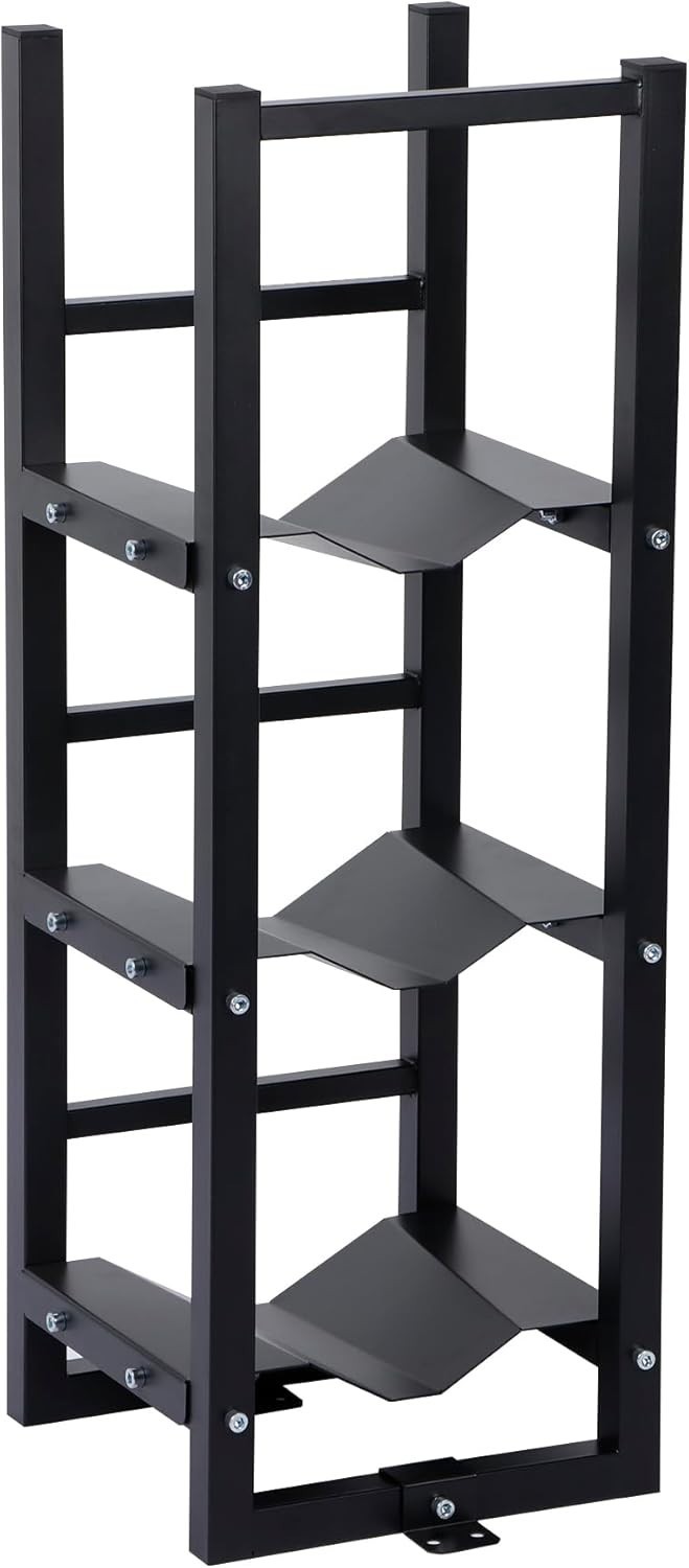 Tank Rack 3x30lb, Stable Refrigerant Cylinder Tank Rack, Cylinder Rack Sufficien