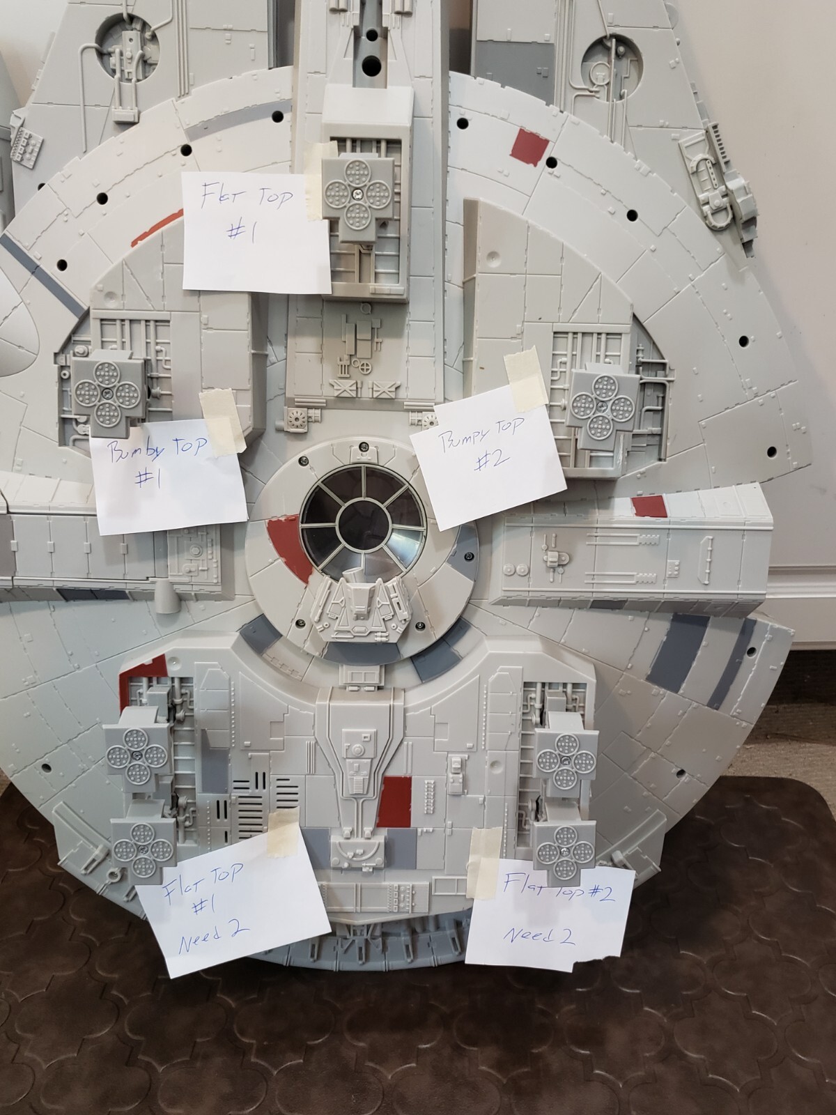 CHOOSE 2008 Millennium Falcon Legacy Canopy Radar Floor Ramp Cover Instructions