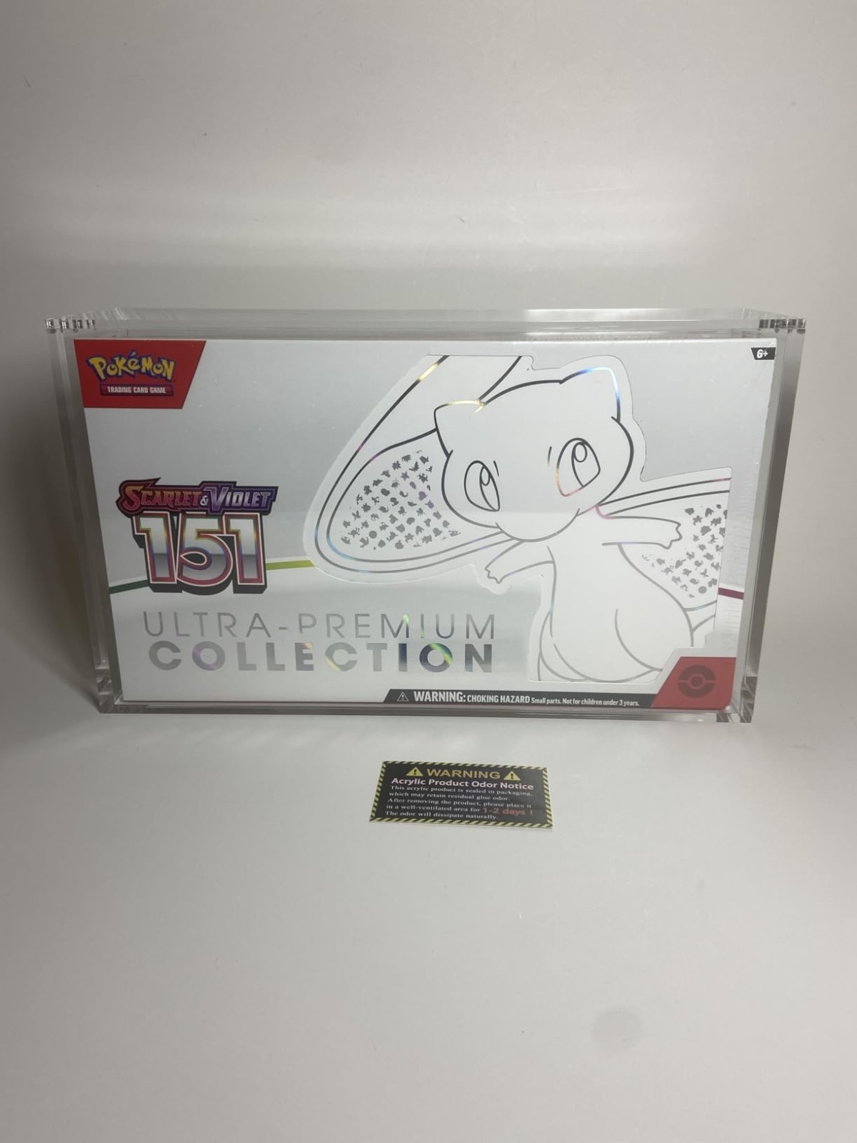 6mm Magnetic Acrylic Case for Pokemon UPC Mega Charizard Display Protector