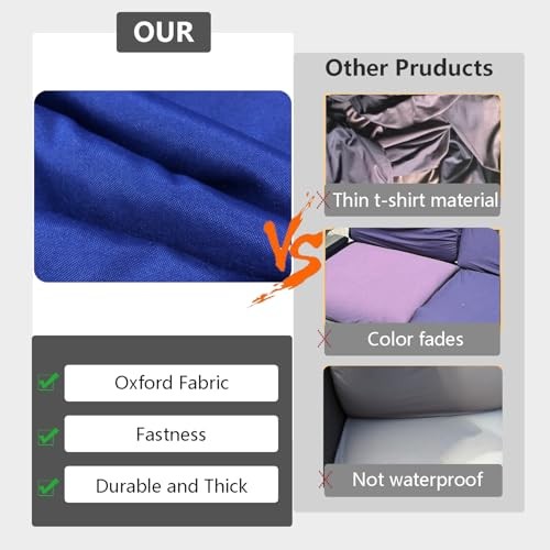 Outdoor Cushion Covers Replacement 14 Pcs Patio Cushion Covers fit for Blue