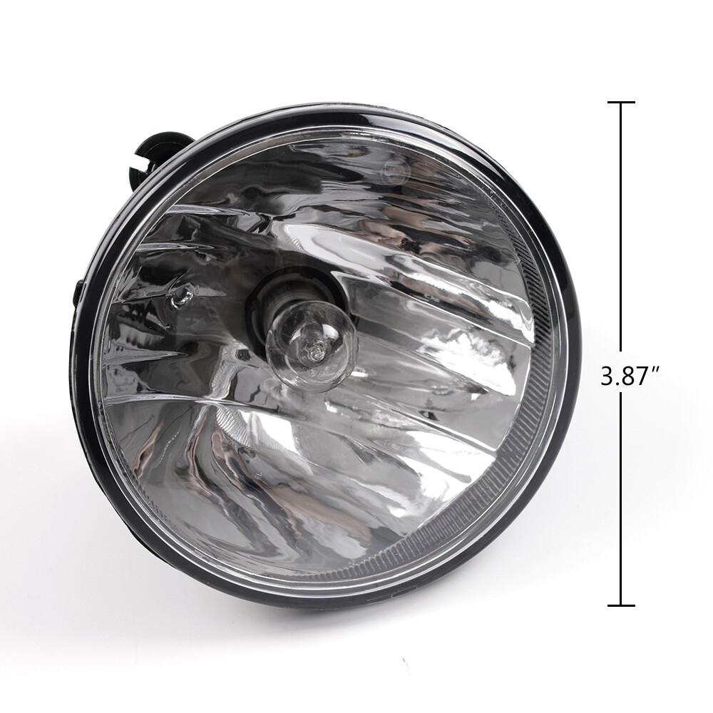 Clear Fog Lights w/ Bulbs Fit For Chevy Avalanche Tahoe Suburban GMC Yukon 07-14