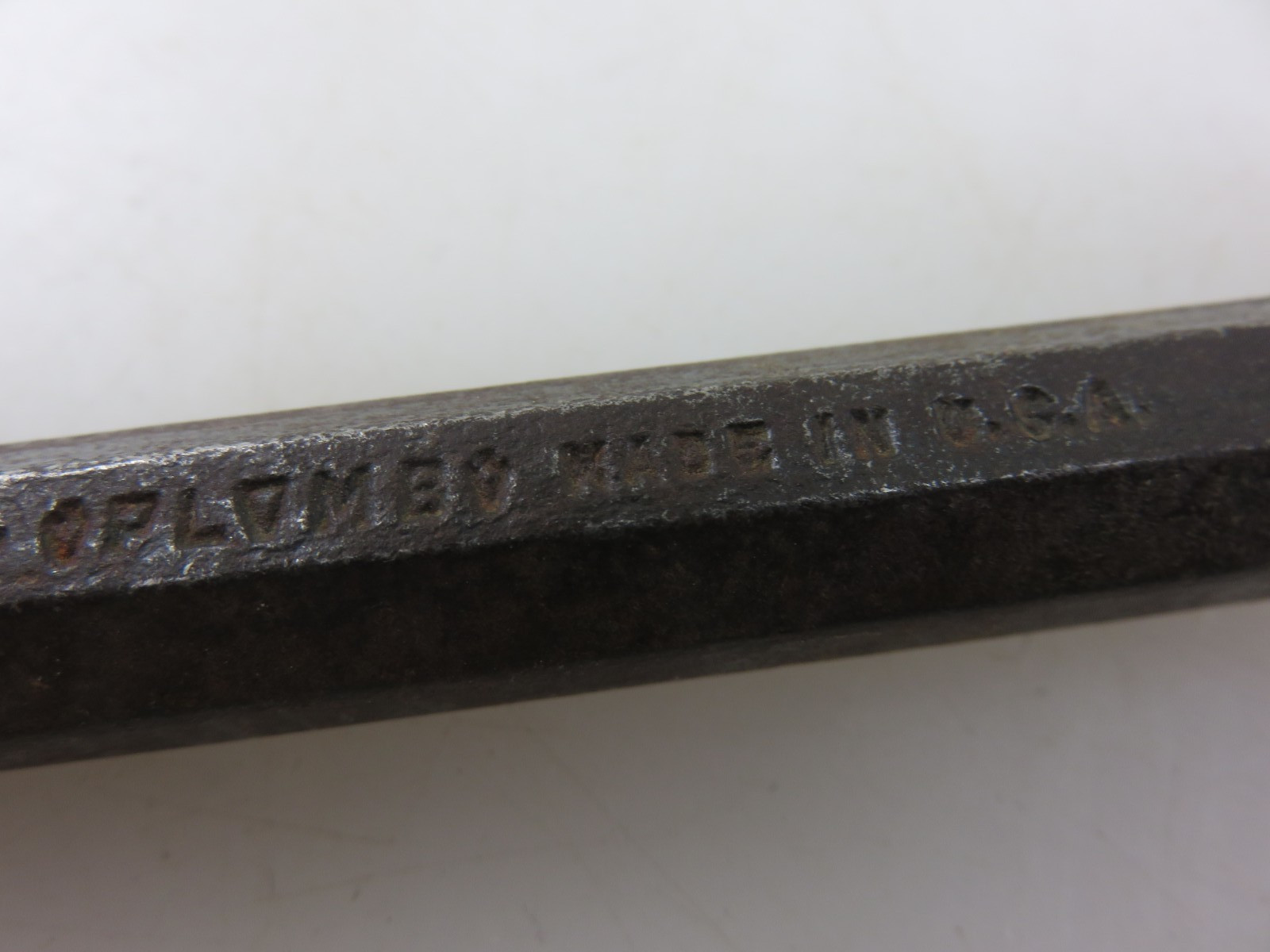 Plomb 14 Plumbing Lead Caulking Iron 1/2" Chisel Tip 11.5" Long Vintage USA