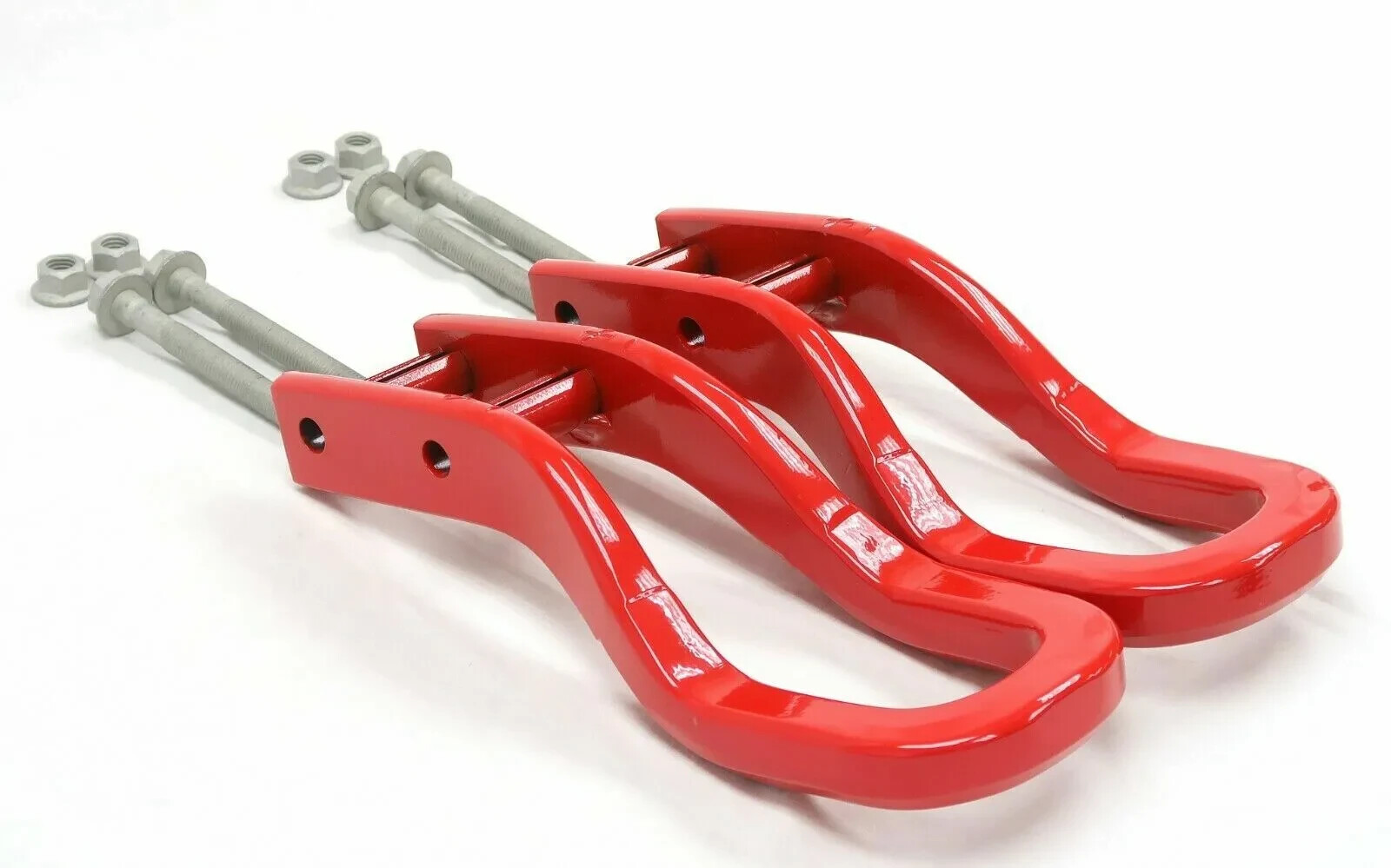 2020-2025 Chevrolet Silverado HD Front Red Tow Hook Pkg 84513877 Red Genuine GM