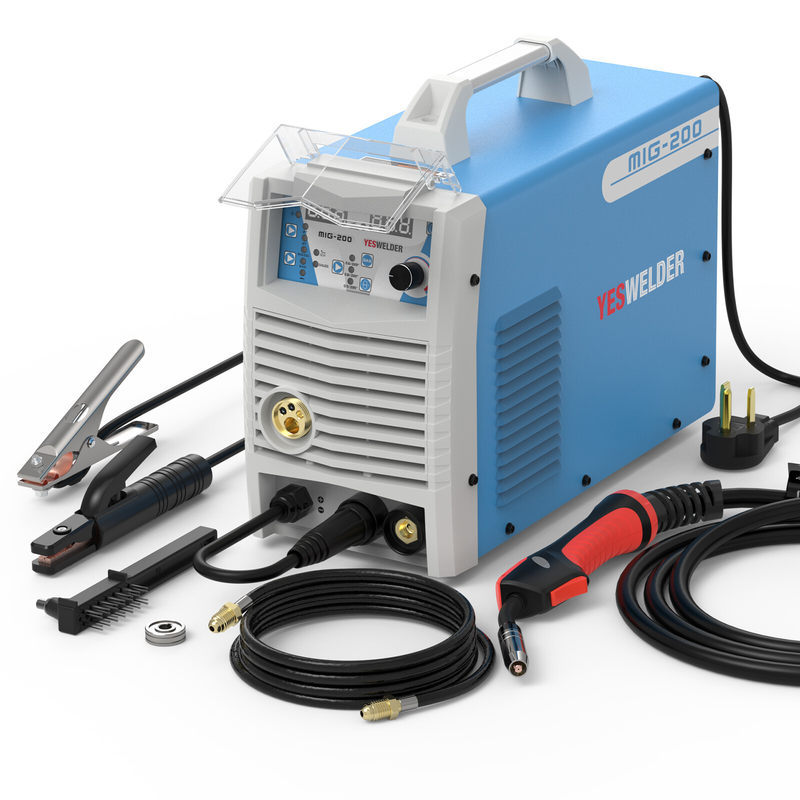 MIG-200 220V 200Amp Welding Machine MIG/Stick/TIG Multi-Process Welder