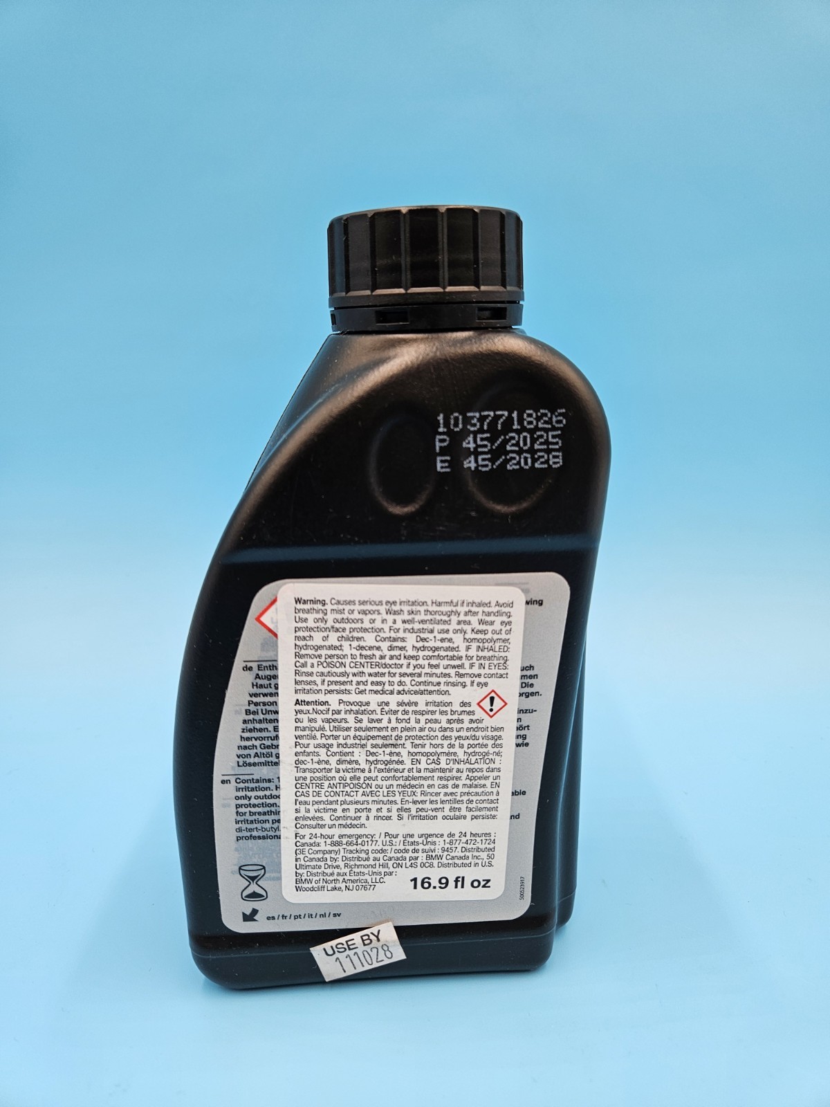 Genuine BMW G5 Hypoid Axle Oil Differential Fluid 75w-85 16.9 fl oz 83222471487